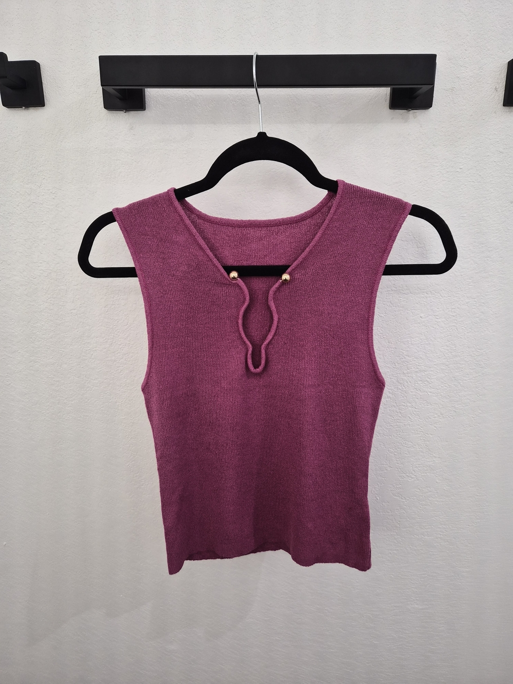Shein Top With Metal Accent NWOT